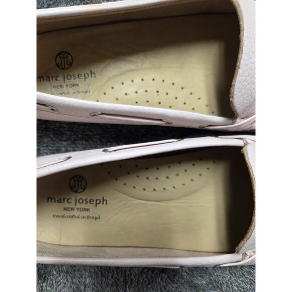Marc Joseph New York Blush Pink Flats Size 11 With Bow Detail - Picture 3 of 8